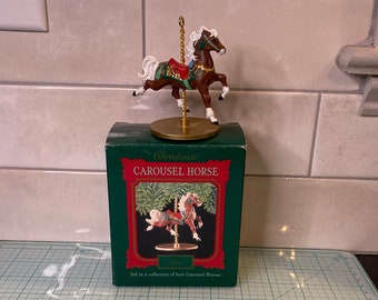 Hallmark Christmas Carousel Horse Star #3