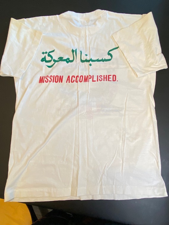 Operation Desert Storm 1991 T-Shirt SzL Two Side … - image 4