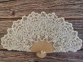 Ivory hand fan,Non Folding Off white Lace fan, Wedding fan, Bridal fan, Ivory bride hand fan product logo