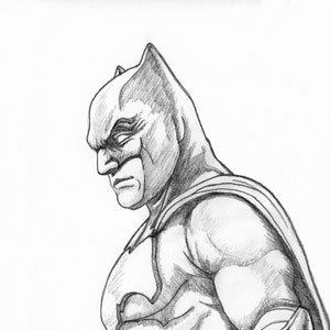 BatmanPencil001 in the June 2010 DCs Legion of Superheroes Comic Art  Sketchbook