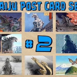 Kaiju Landscape Post Card Set #2