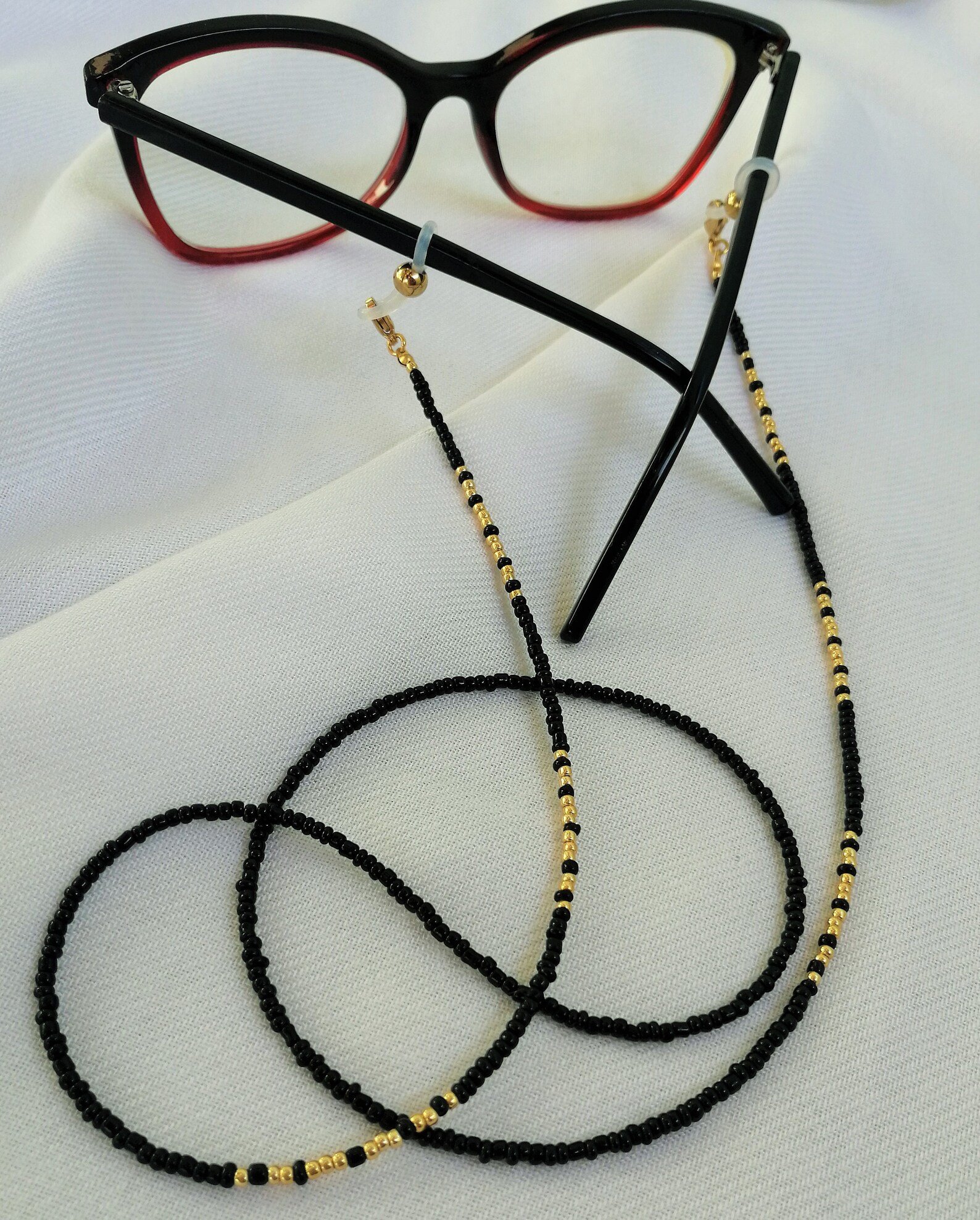 Glasses chain Beaded glasses chain Sunglasses chain Eyeglasses Etsy