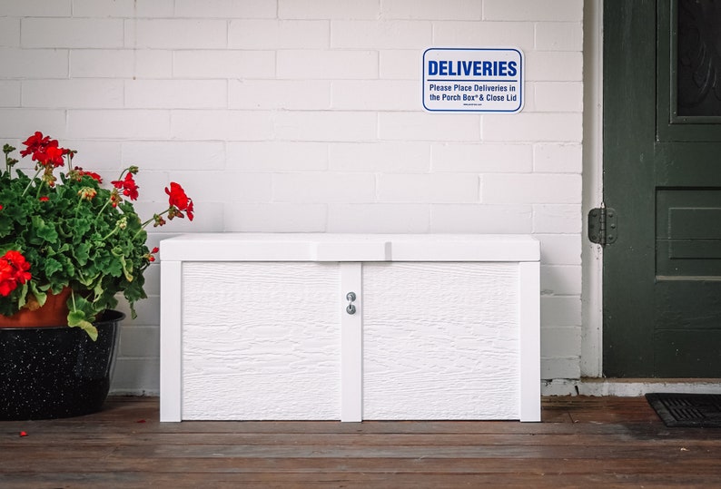 Porch Box Medium With Lock Lockable Outdoor Delivery Box Etsy