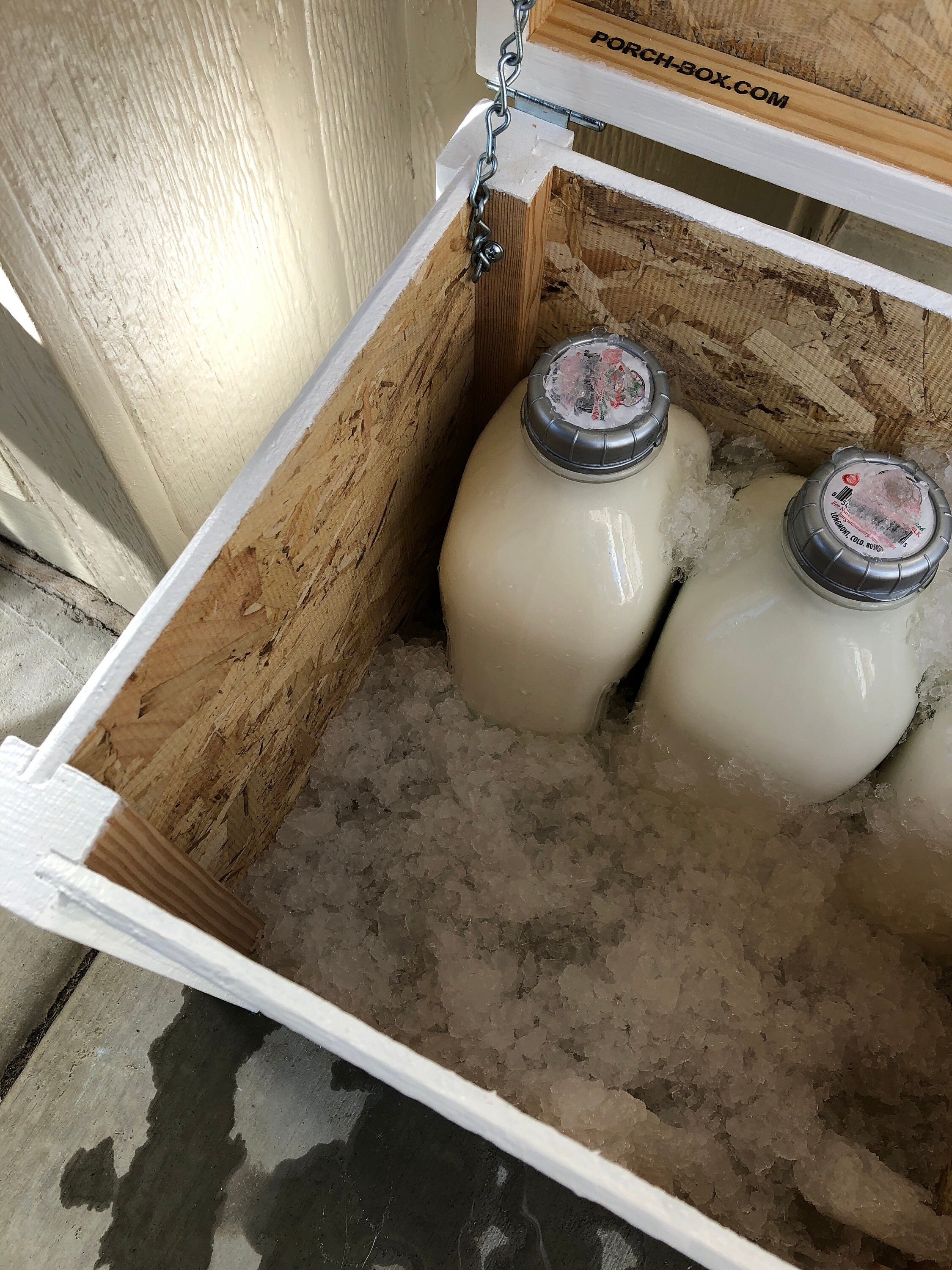 Wooden Milk Box Small handcrafted New Our Most Popular Etsy UK