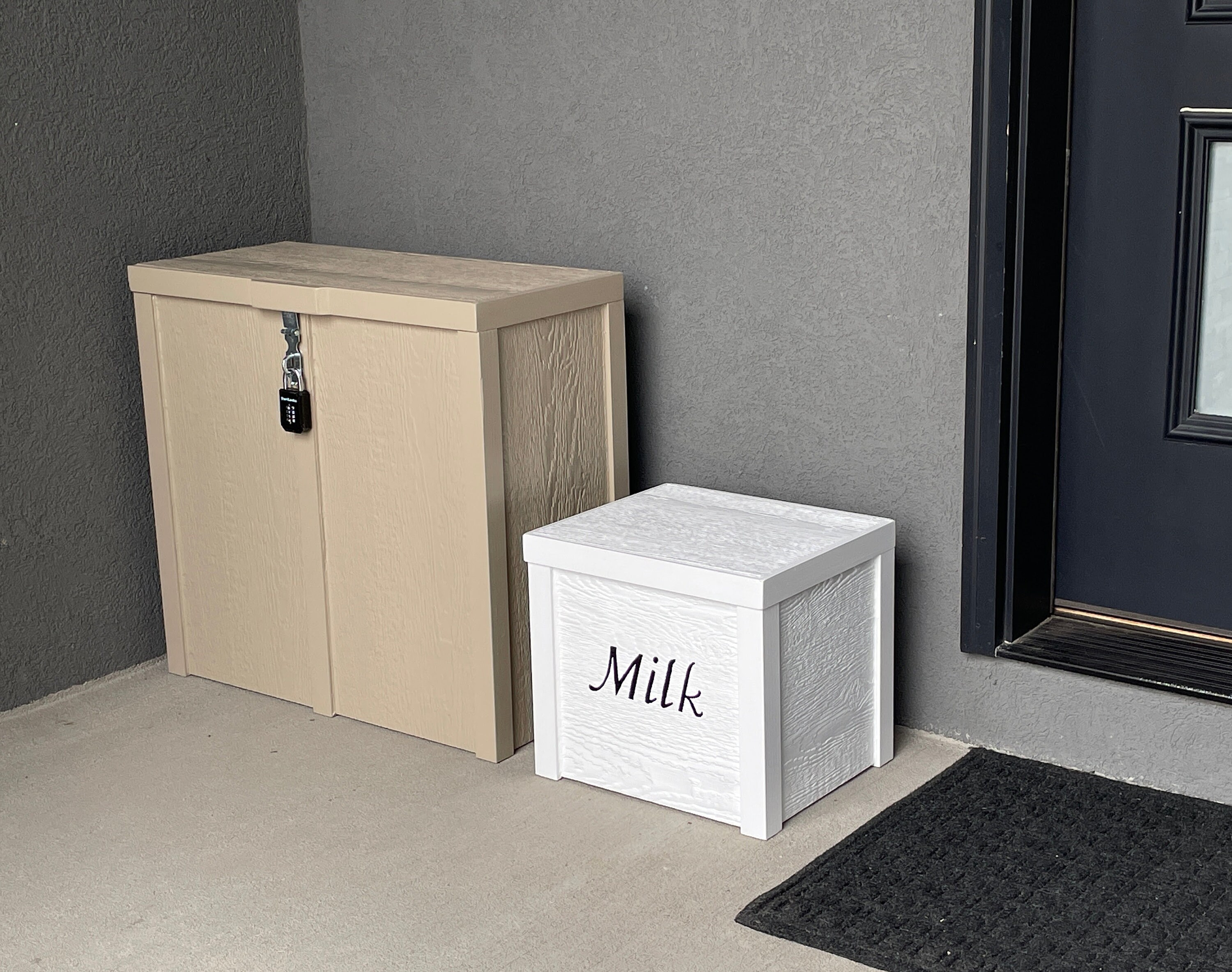 Wooden Milk Box Small handcrafted New Our Most Popular Etsy UK