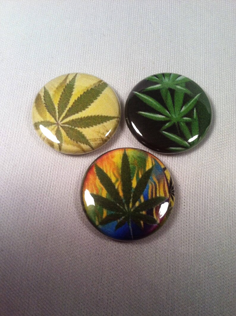 15 1 Marijuana Buttons Legalize Pot Pins Marijuana Etsy
