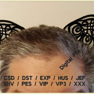 DESIGN - FSL Cat Ears Machine Embroidery