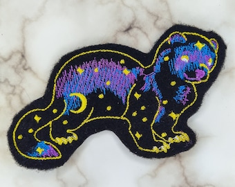 PATCH Celestial Animal Ferret/Otter with stars and 2 colors