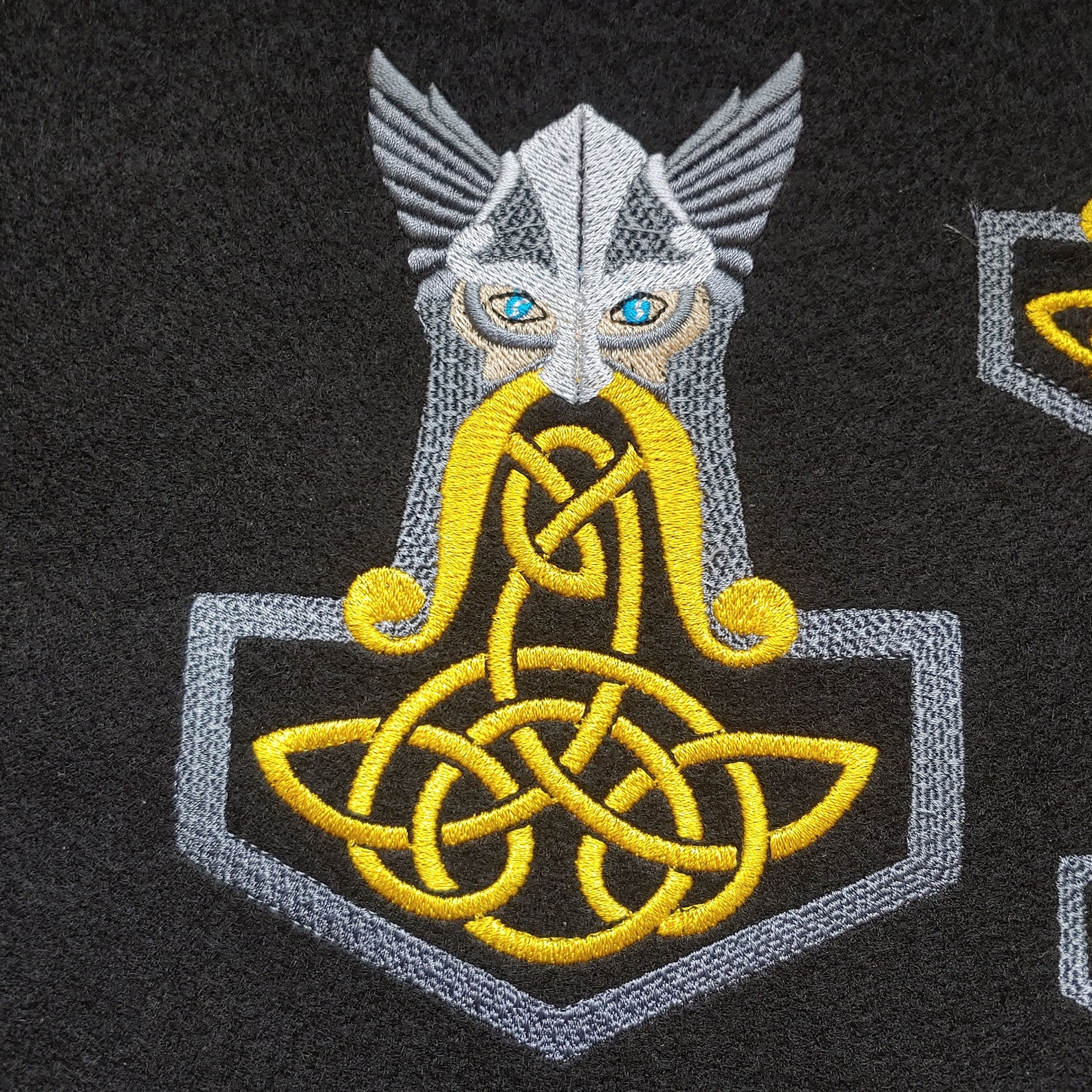 Thor Mjölnir Viking Machine Embroidery Design 9 Sizes Etsy