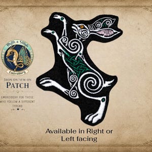 PATCH Celtic Rabbit – Symbol of Luck, Renewal & Magic