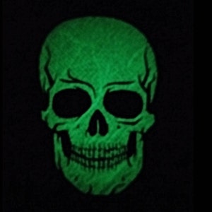 PATCH Glow in the Dark Skulls