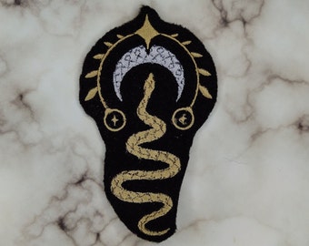 PATCH Lunar Snake (top moon)