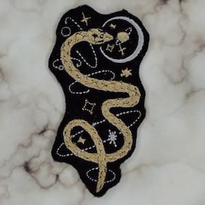 PATCH Lunar Snake (side moon)