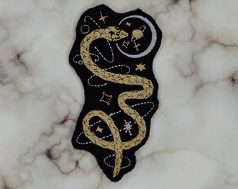 PATCH Lunar Snake (side moon)
