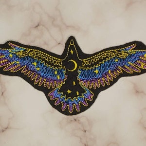 PATCH Celestial Hawk with stars and 2 colors