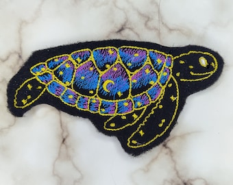 PATCH Spirit Animal Turtle with stars and 2 colors