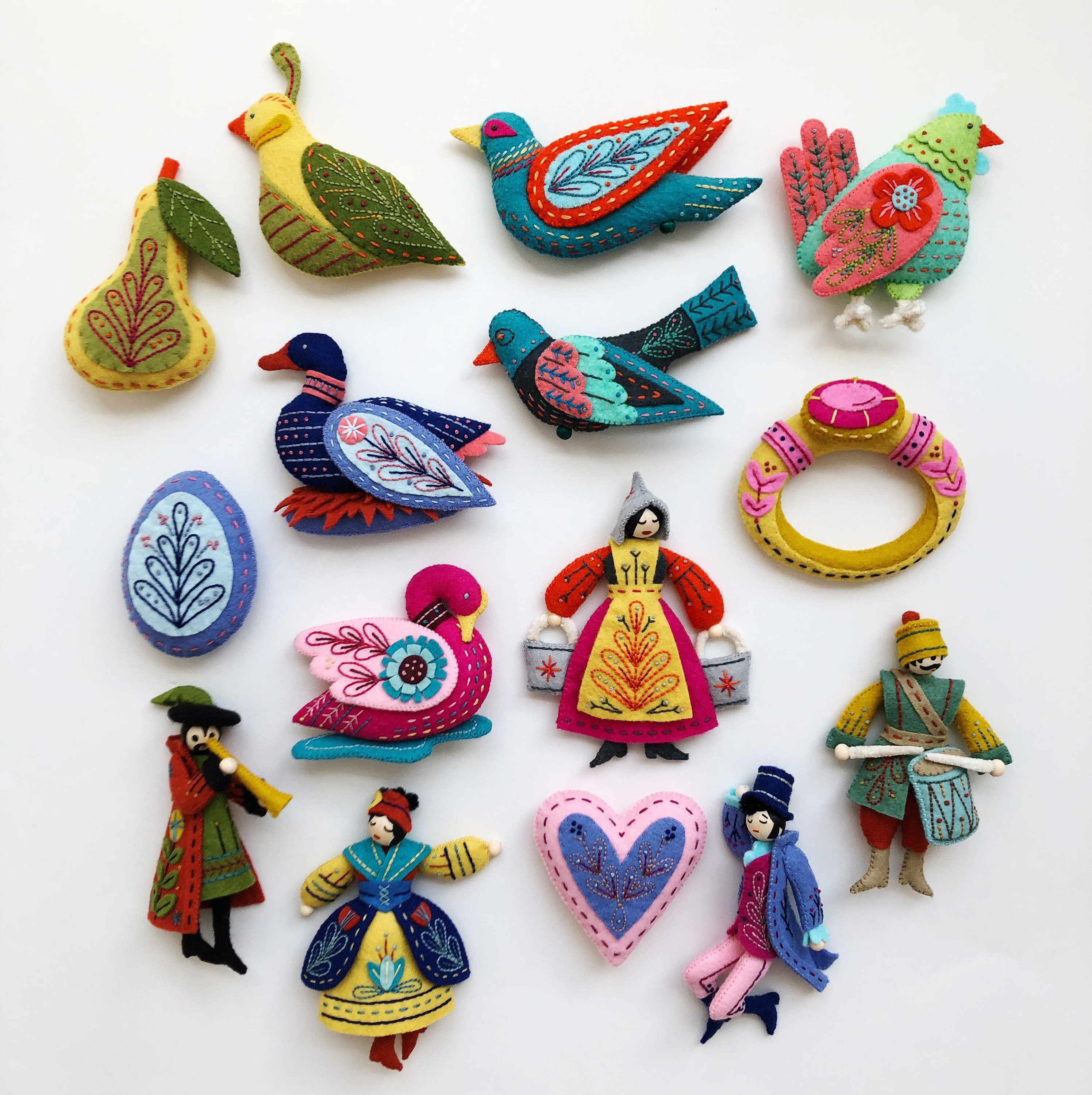 12 Days of Christmas Ornaments Etsy