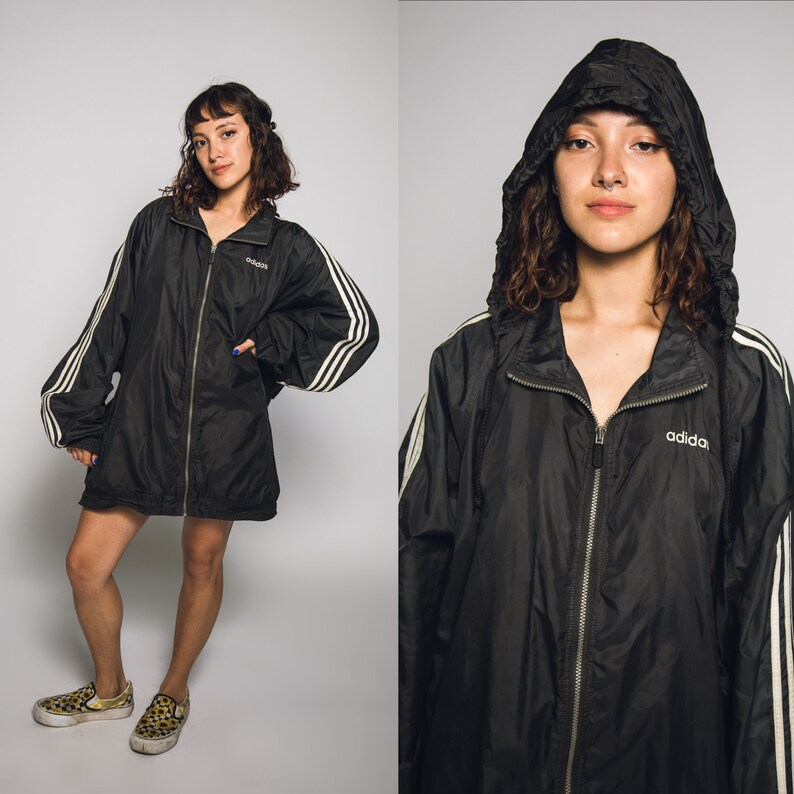 oversized adidas windbreaker
