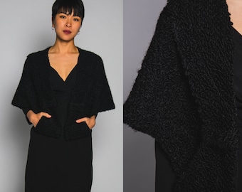 Black Mohair Shrug - Etsy