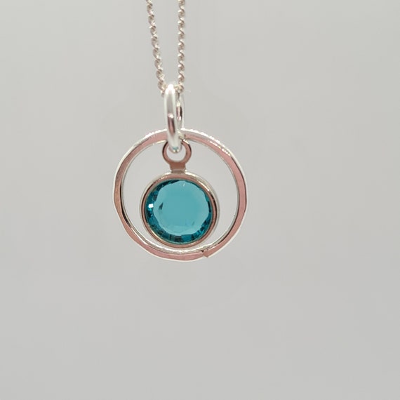 Swarovski december birthstone necklace deals