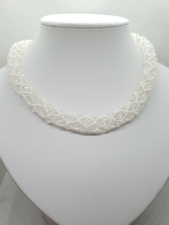 Crystal Necklace Swarovski Crystal Necklace Rope Necklace Crystal