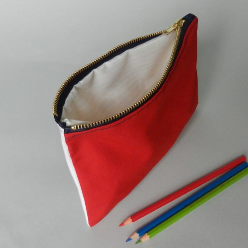 Pencil Case Make Up Bag Accessory Purse Pirate Print