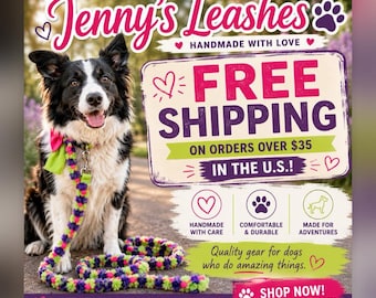 Custom Handmade Fleece and Minky Dog Leash