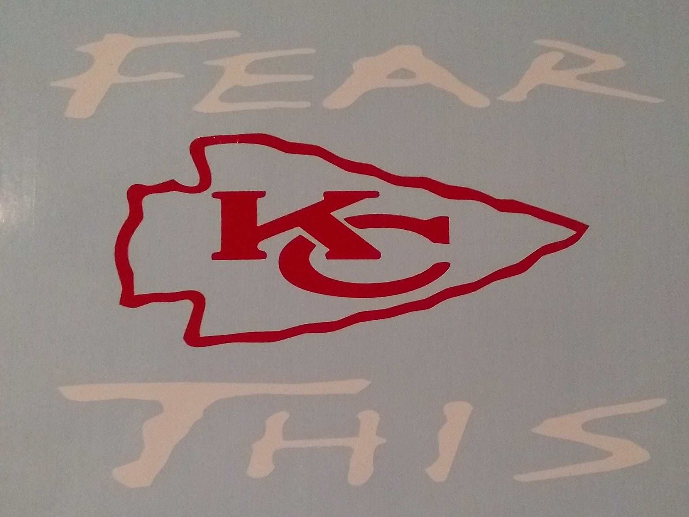 Kansas City Chiefs Decal Etsy