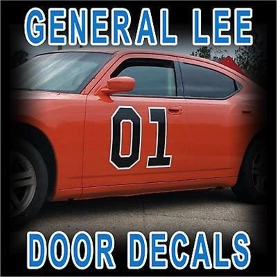 General Lee Dukes of Hazzard 01 Door Decal - Etsy