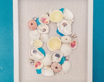 Unique seashell art | Sea shell home decor | Beach home decor | Coastal decor | Rustic beach decor | naturally weathered seashell variety