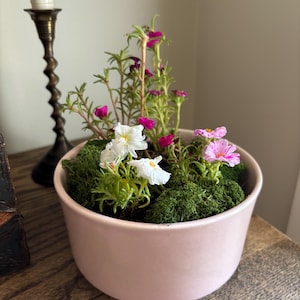 Vintage Pale Pink Haeger Ceramic Planter Pot: Cottagecore Decor