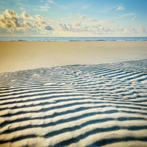 Coastal Sand High Contrast Beach Photograph, Ocean Print, Modern Art, Hilton Head Island, South Carolina, Summer Sand, Seascape