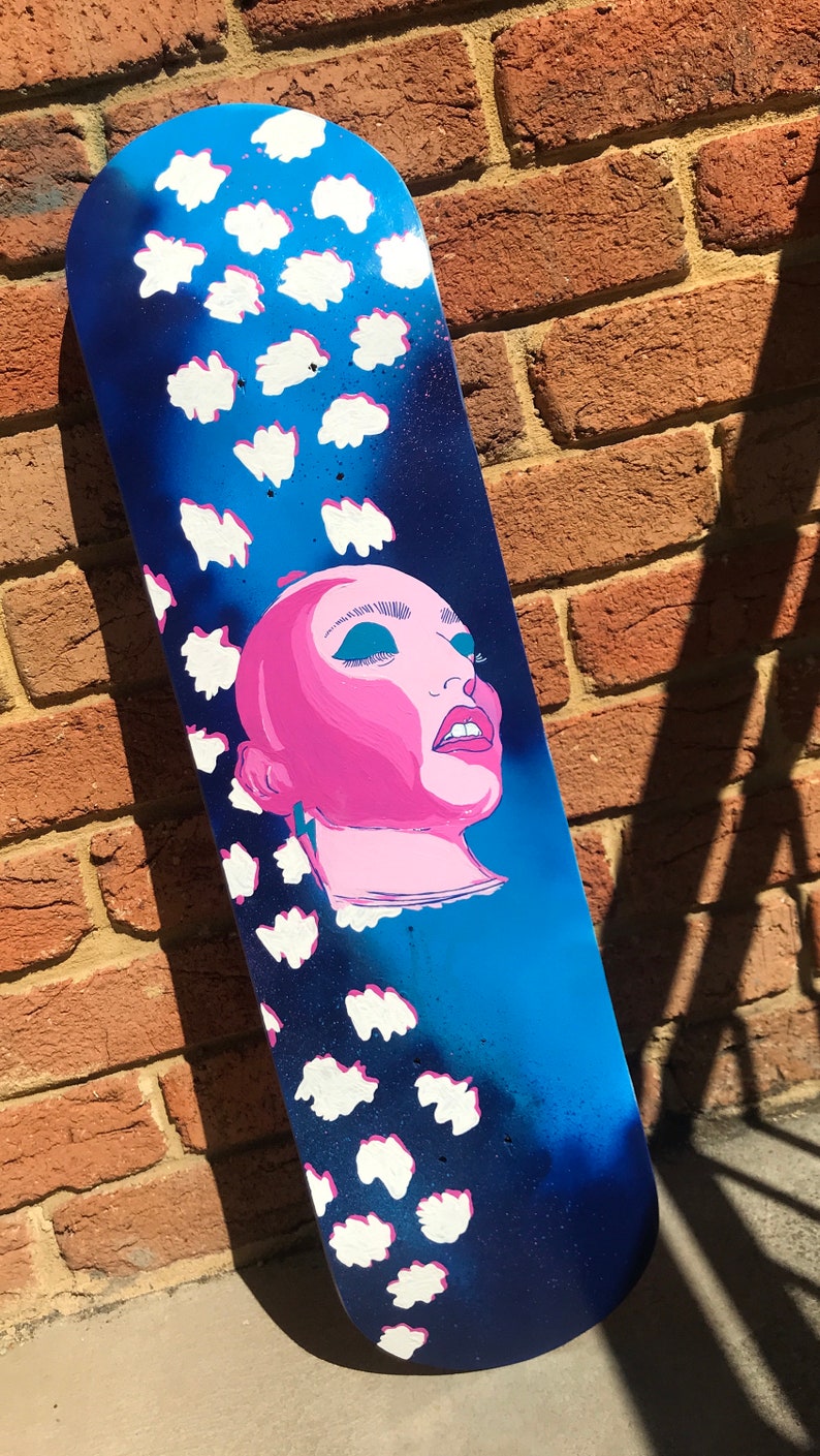 SKATEBOARD DECK Wallart // Skate Art Home Decor Wall Etsy
