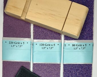 Bloque de lijado, 3/4" x 1-1/2" x 4", 1 bloque