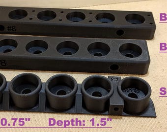 6-Piece Screwdriver Holder, PLA Filament, Wall Mount
