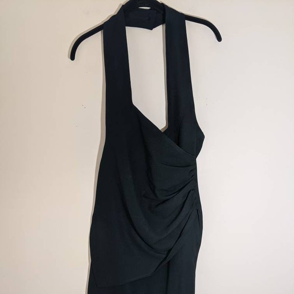 Black Halter Dress