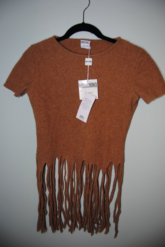 Sweater Cropped Moschino Couture Top