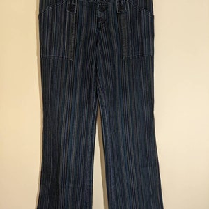 Rainbow Striped Y2K Low Rise Jeans