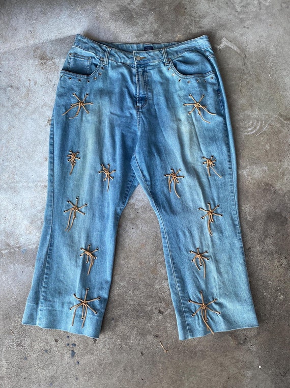 Y2k Statement Jeans - image 1