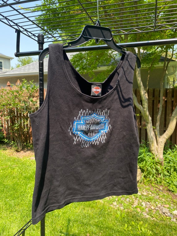 Chain Link Fence Harley Davidson Tank Gem