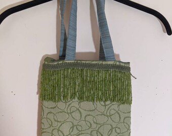 Beaded Fringe Embroidered Vintage Bag