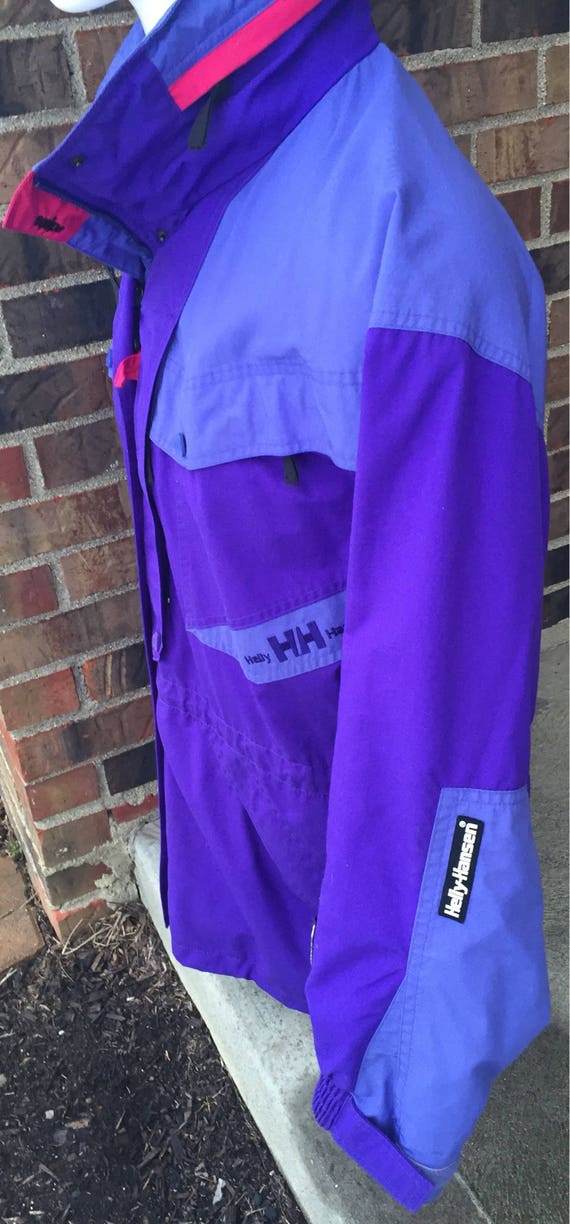 Helly Hansen vintage purple fucia small windbreak… - image 2