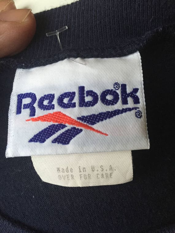 Reebok classic 504 1980s 80s long sleeve true blue gr… - Gem