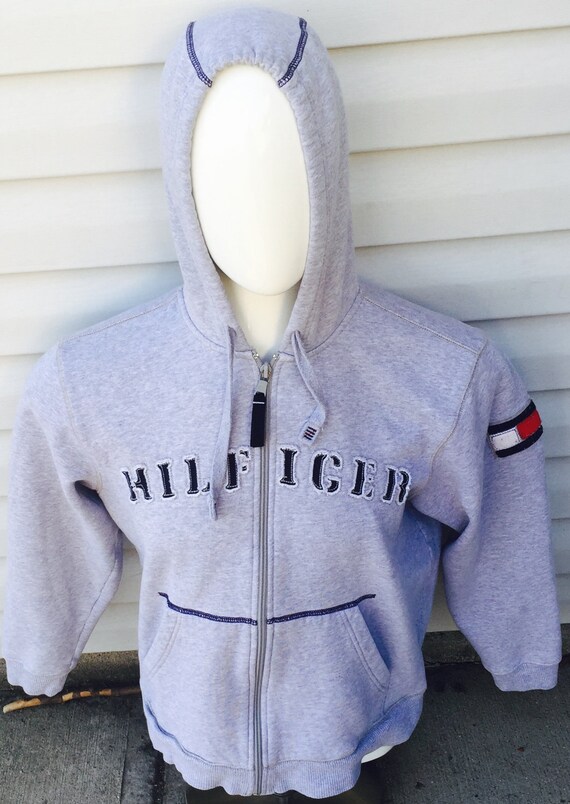 Tommy Hilfiger big flag vintage full zip 1990s sw… - image 1