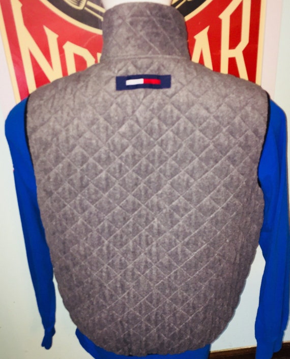 Tommy Hilfiger quilted vest size medium unisex 19… - image 9