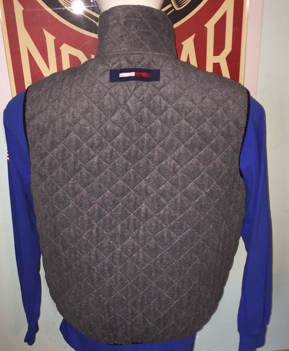 Tommy Hilfiger quilted vest size medium unisex 19… - image 3