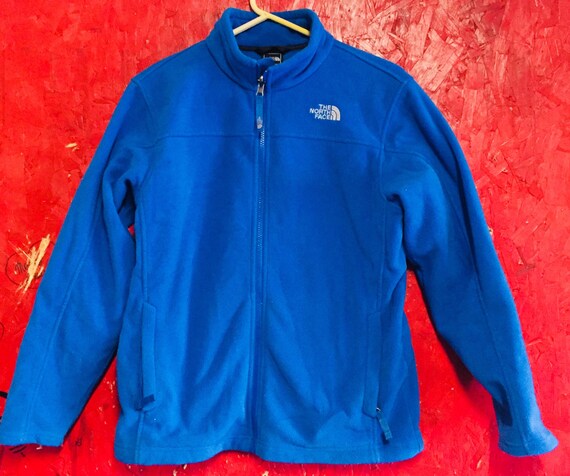 north face bubble jacket blue