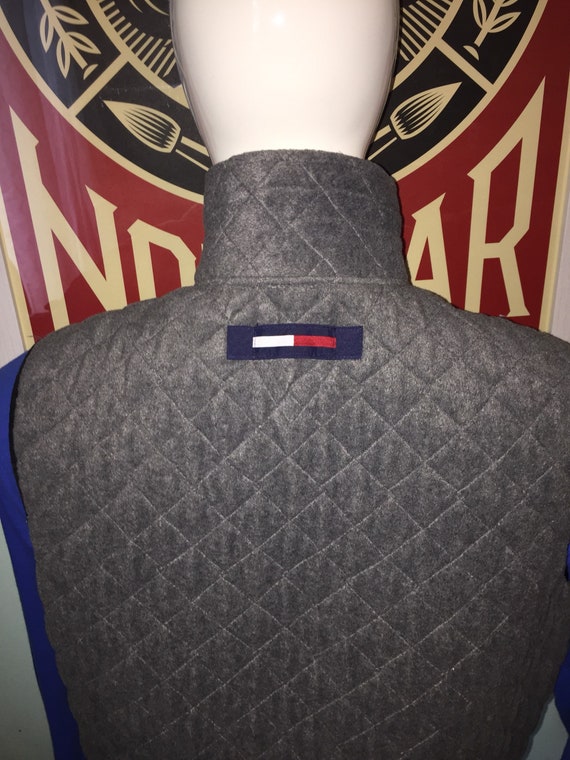 Tommy Hilfiger quilted vest size medium unisex 19… - image 5