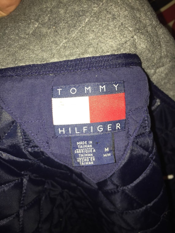 Tommy Hilfiger quilted vest size medium unisex 19… - image 7