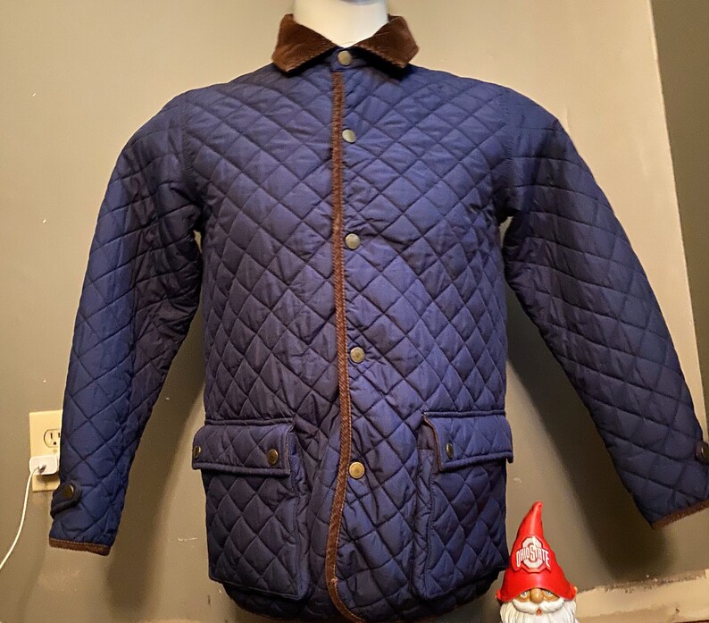Polo Ralph Lauren XL quilted USA vintage clothing winter coat | Etsy